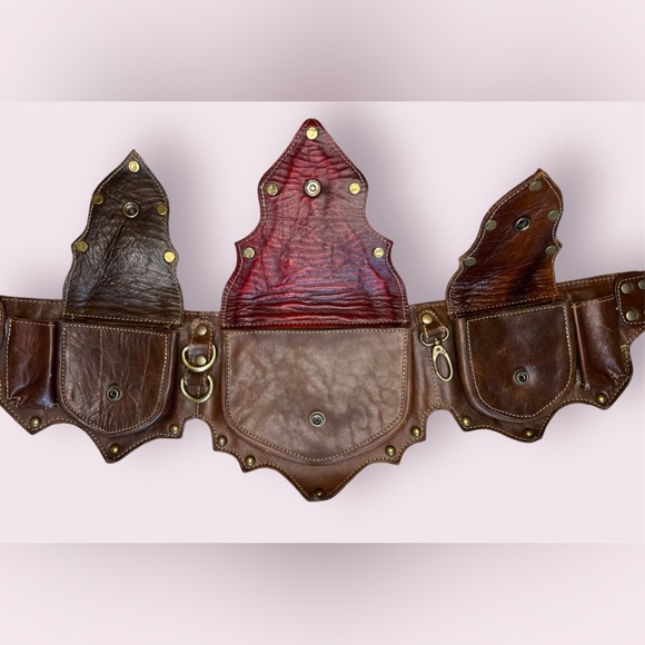 genuine leather. hip belt. utility belt. by naytures empire. - Picture 6 of 11